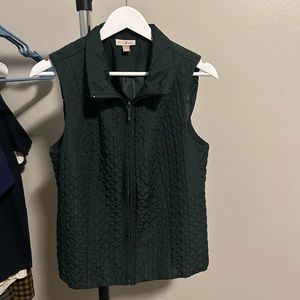 Green Quilted Vest